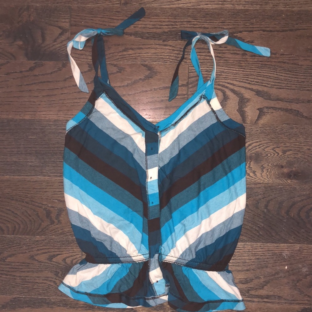 Old Navy Peplum Cotton Top - Picture 4 of 7
